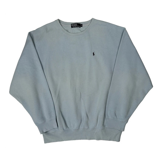 Polo By Ralph Lauren Sweatshirt - XL Blue Cotton