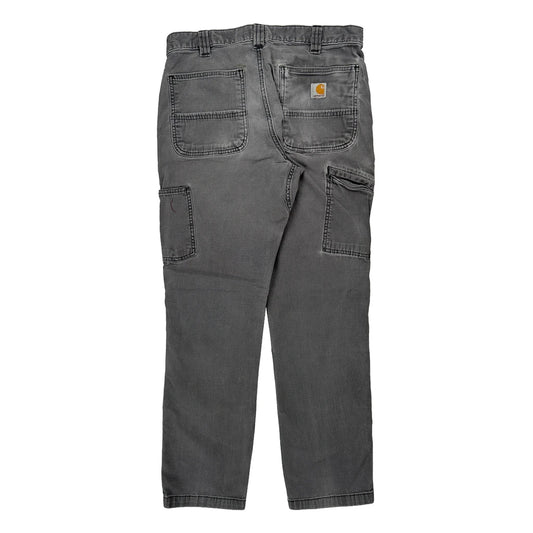 Carhartt Double Knee Carpenter Trousers - 31W 30L Grey Cotton