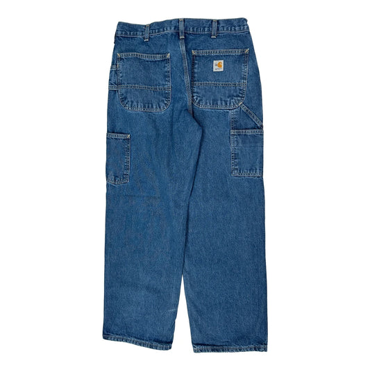 Carhartt Carpenter Jeans - 32W 30L Blue Cotton