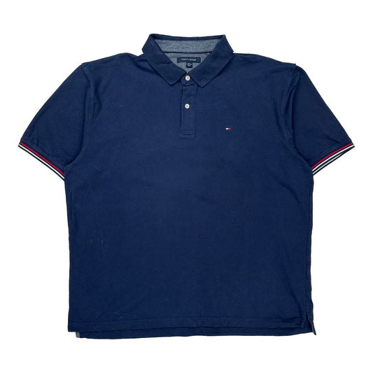 Tommy Hilfiger Polo Shirt - 2XL Navy Cotton