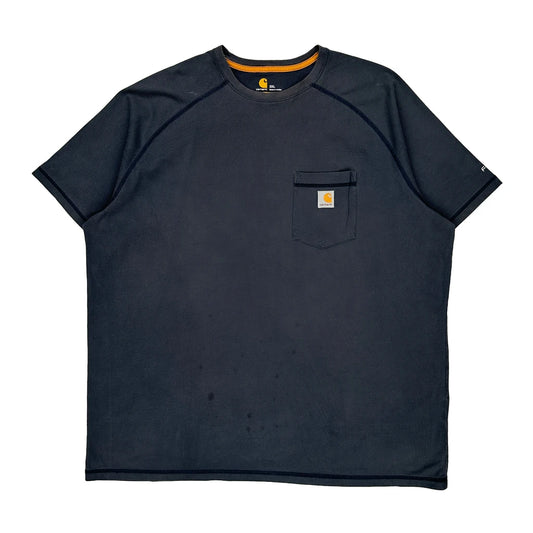 Carhartt T-Shirt - 2XL Black Cotton Blend