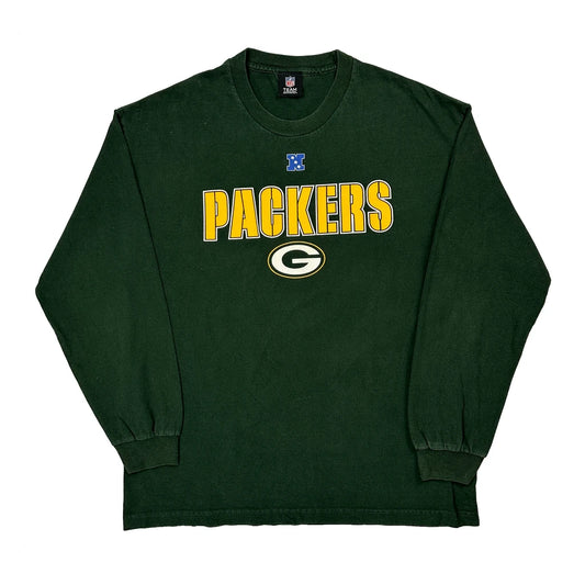 Packers Nfl Long Sleeve T-Shirt - XL Green Cotton