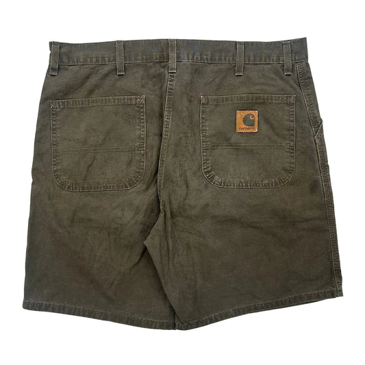 Carhartt Tmb Carpenter Shorts - 36W 9L Brown Cotton