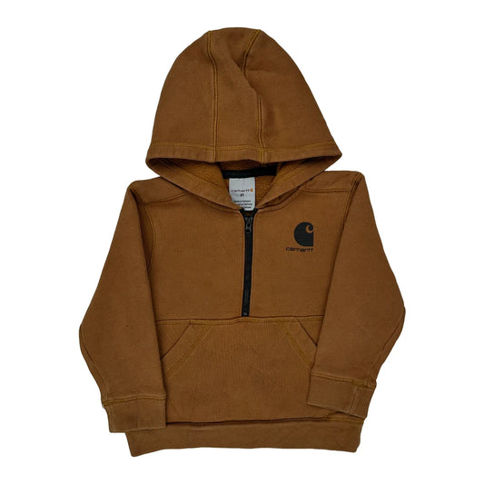 Age 2 Carhartt Hoodie - 2XS Brown Cotton