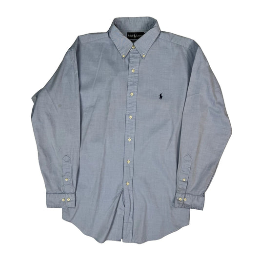 Yarmouth Ralph Lauren Shirt - Large Blue Cotton