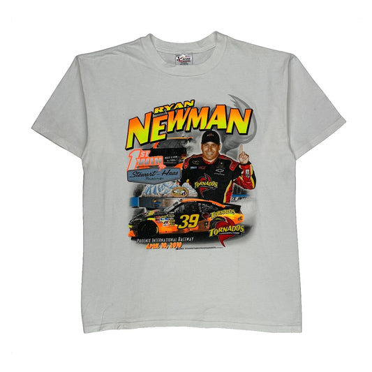 Ryan Newman Chase Authentics Nascar T-Shirt - Large White Cotton