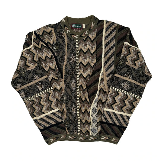 Tundra Jumper - Medium Multicoloured Cotton Blend