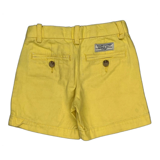 Age 2 Polo By Ralph Lauren Chino Shorts - Xx-Smallw 3L Yellow Cotton