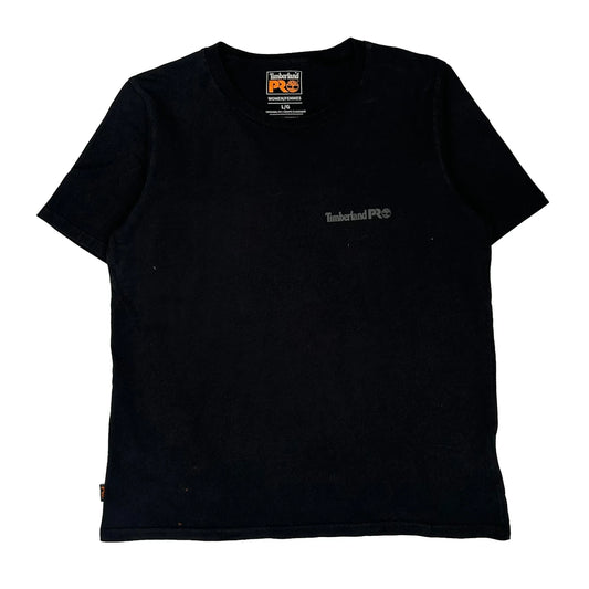 Timberland T-Shirt - Large Black Cotton