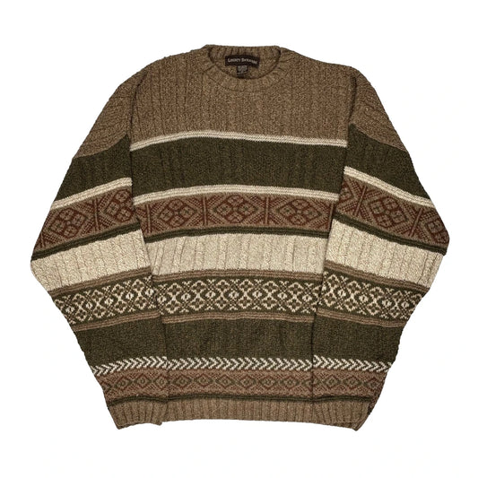 Liberty Jumper - XL Brown Cotton Blend