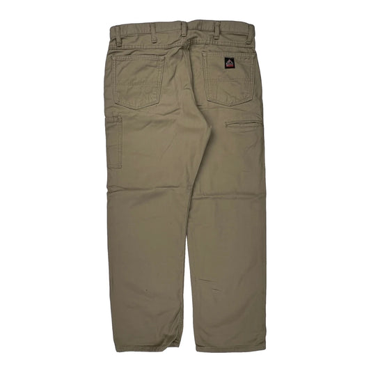 Dickies Carpenter Trousers - 36W 31L Khaki Cotton
