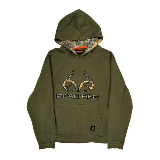 Realtree Camo Hoodie - 2XL Green Cotton Blend