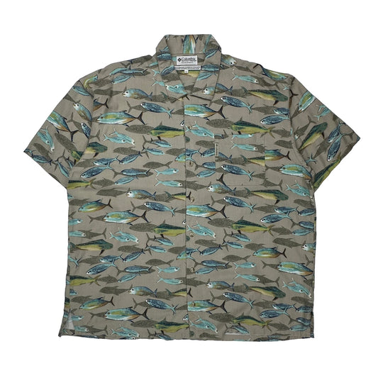 Columbia Patterned Shirt - XL Multicoloured Cotton