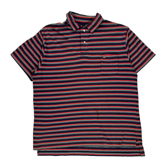 Polo Jeans Co. Ralph Lauren Striped Polo Shirt - XL Multicoloured Cotton