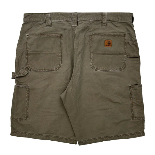 Carhartt Carpenter Shorts - 38W 10L Brown Cotton