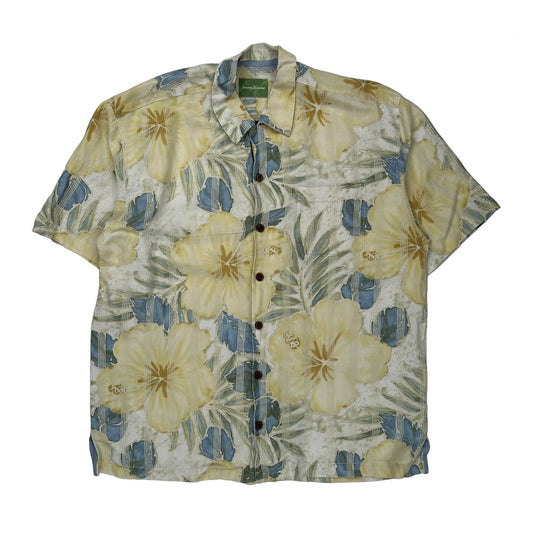 Tommy Bahama Floral Hawaiian Shirt - Large Multicoloured Cotton