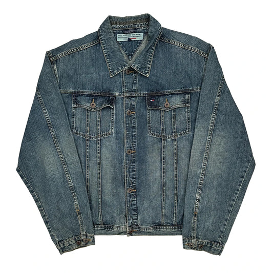 Hilfiger Denim Denim Jacket - 2XL Blue Denim