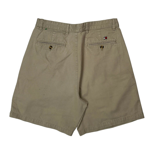 Tommy Hilfiger Chino Shorts - 32W 8L Beige Cotton