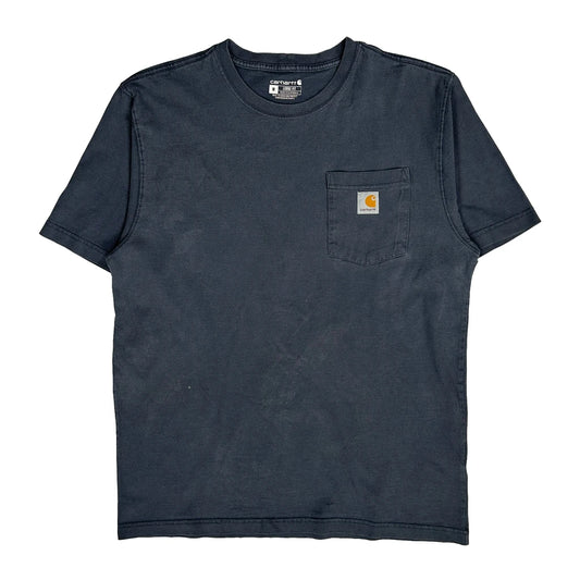 Carhartt T-Shirt - Medium Black Cotton