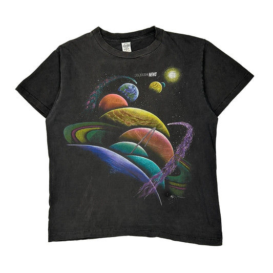 Space Theme Turner Graphic T-Shirt - Large Multicoloured Cotton
