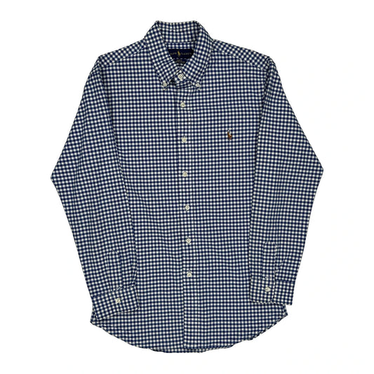 Ralph Lauren Checked Shirt - Large Blue Cotton
