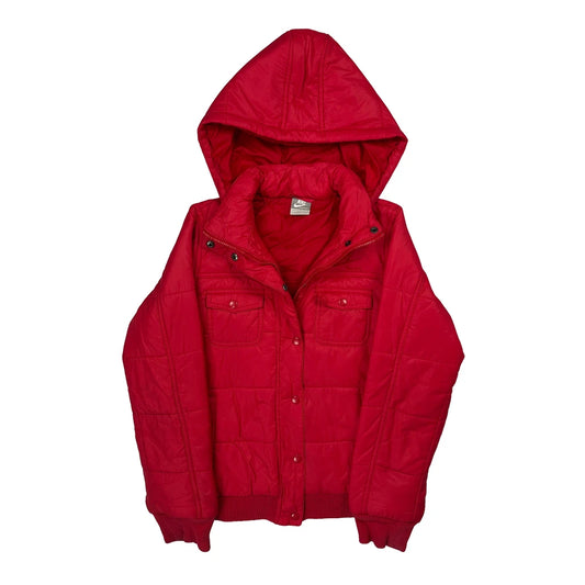 Nike Jacket - Medium Red Polyester
