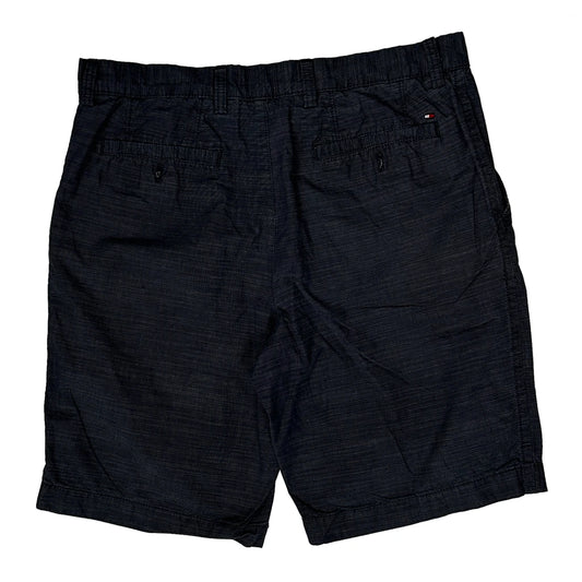 Tommy Hilfiger Chino Shorts - 33W 10L Navy Cotton Blend