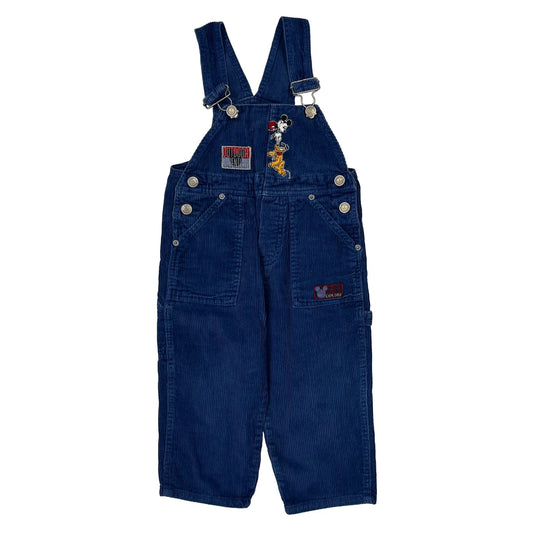Age 3 Mickey & Co. Mickey Mouse Dungarees - 2XS Blue Cotton