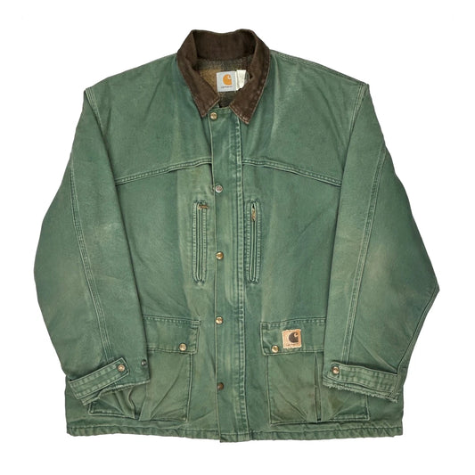 Made In USA Carhartt Cb2594 Jacket - XL Green Cotton