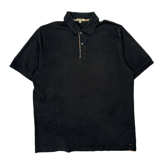 Burberry London Polo Shirt - XL Black Cotton