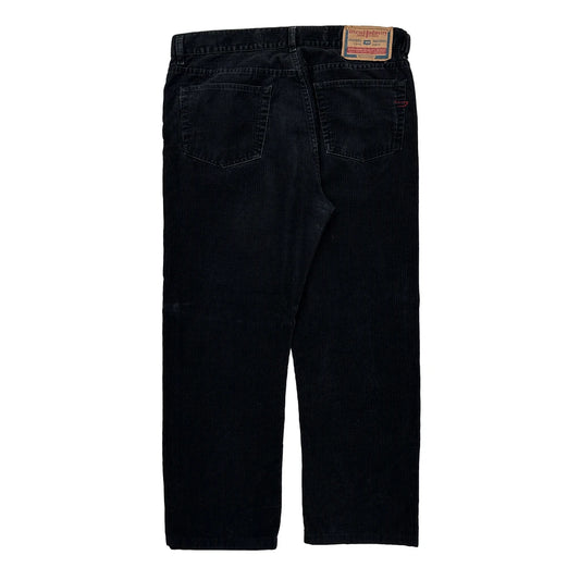 Diesel Jeans - 36W 31L Black Corduroy