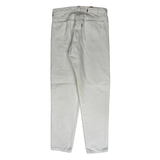 Vintage 1980S Levis 501 Jeans - 28W 29L White Denim