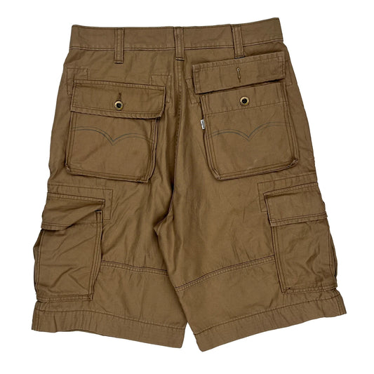 Levis Cargo Shorts - 34W 10L Brown Cotton