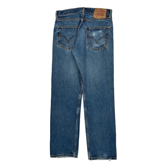 501 Levis Jeans - 29W 30L Blue Cotton