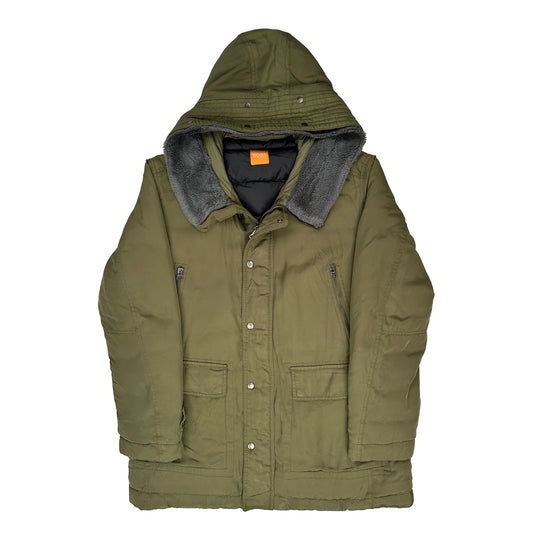 Boss Parka - Large Green Polyester
