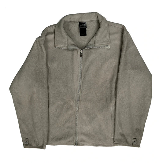 The North Face Fleece Jacket - Large Grey Polyester