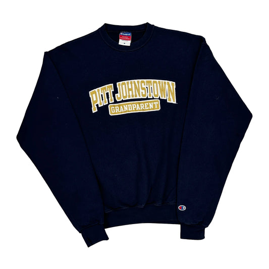 Pitt Johnstown Grandparent Champion Sweatshirt - Medium Navy Cotton
