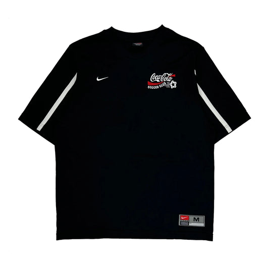 Coca Cola Soccer Nike Football Jersey - Medium Black Polyester