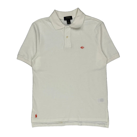 Polo By Ralph Lauren Polo Shirt - Large White Cotton
