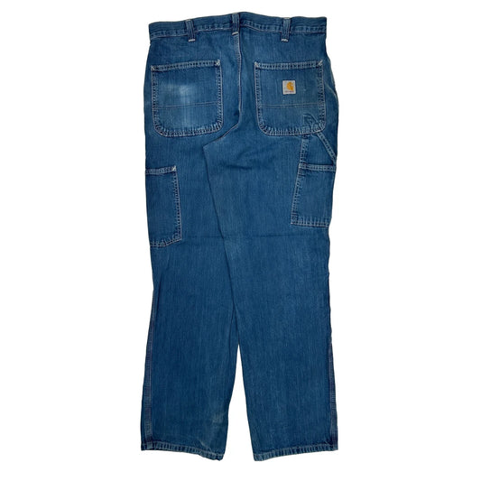 Carhartt Carpenter Jeans - 33W 32L Blue Cotton