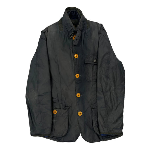 Barbour Jacket - Small Grey Cotton