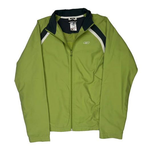 Vintage Reebok Windbreaker - Medium Green Polyester