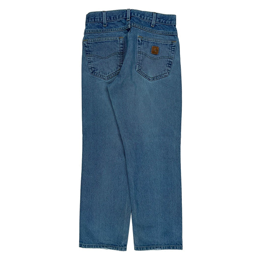 Carhartt Patched Jeans - 30W 30L Blue Denim