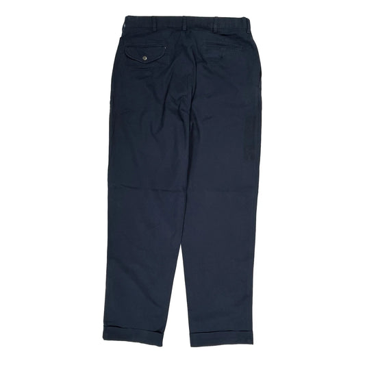 Polo By Ralph Lauren Trousers - 34W 27L Navy Cotton