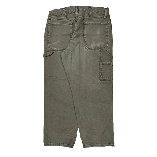Vintage American Eagle Cargo Pants - 32W 29L Gray Cotton