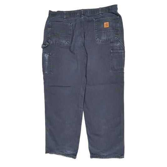 Carhartt Carpenter Trousers - 38W 30L Grey Cotton