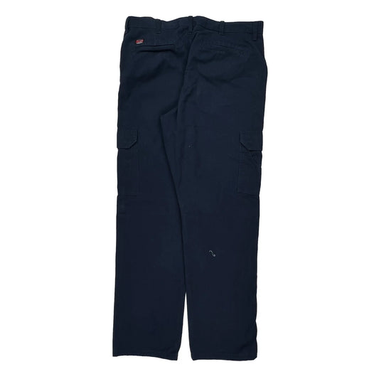 Wrangler Cargo Cargo Trousers - 35W 30L Navy Cotton
