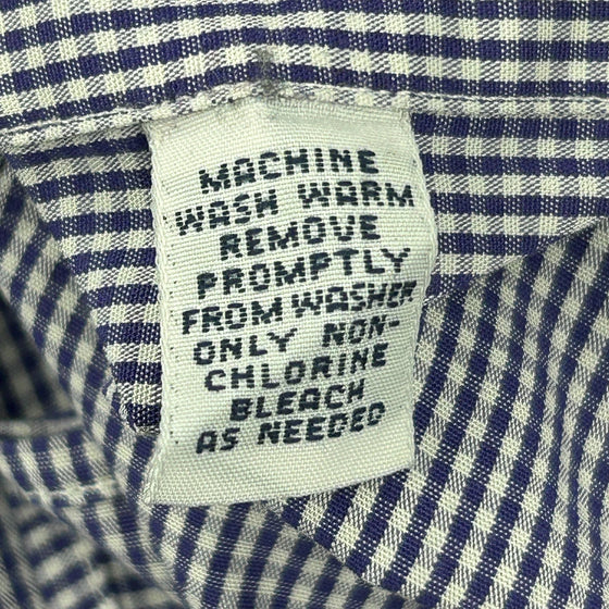 Yarmouth Ralph Lauren Checked Shirt - XL Blue Cotton