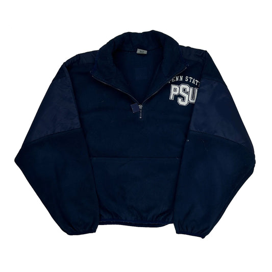Penn State Nike 1/4 Zip Fleece - Medium Navy Polyester