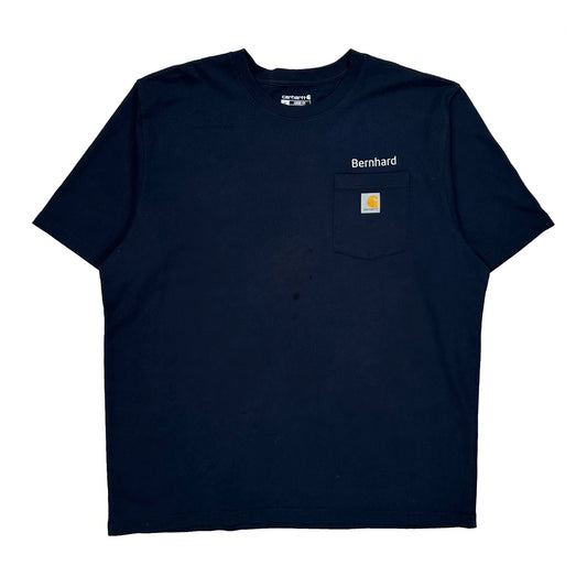 Carhartt T-Shirt - XL Navy Cotton